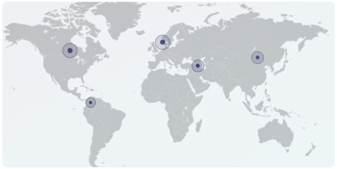 Sensus Distributor Map Global Distributors - Motion Informatics